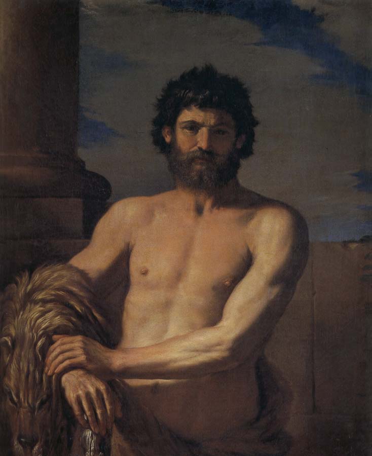 Giovanni Francesco Barbieri Called Il Guercino Hercules bust
